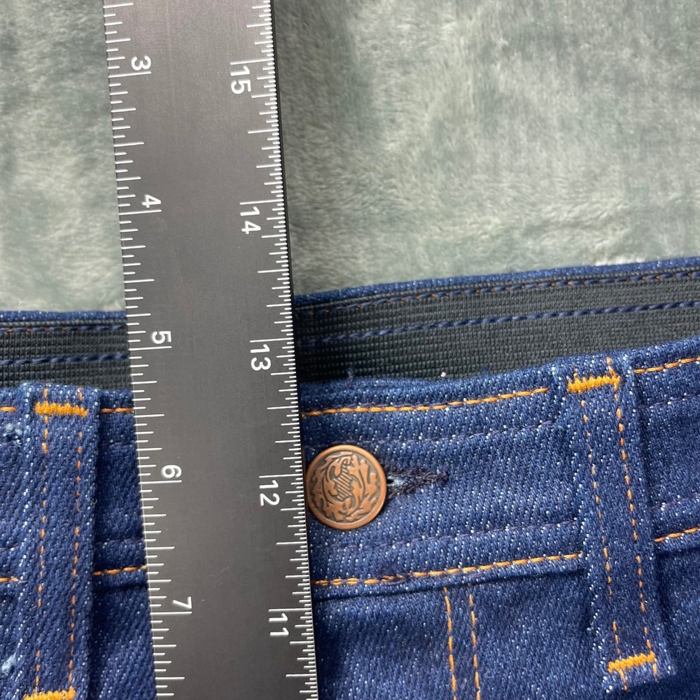 NWT Chaps by Taylor Togs Expand-A-Waist Stretch Jeans Blue 36x30 Made in USA - Picture 9 of 11